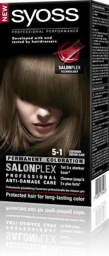 Color baseline 5-1 Light Brown Hair Dye - 1 piece