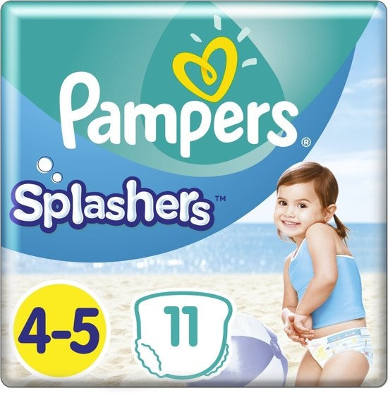 Splashers Größe 4–5 – 11 Stück – Einweg-Schwimmwindeln