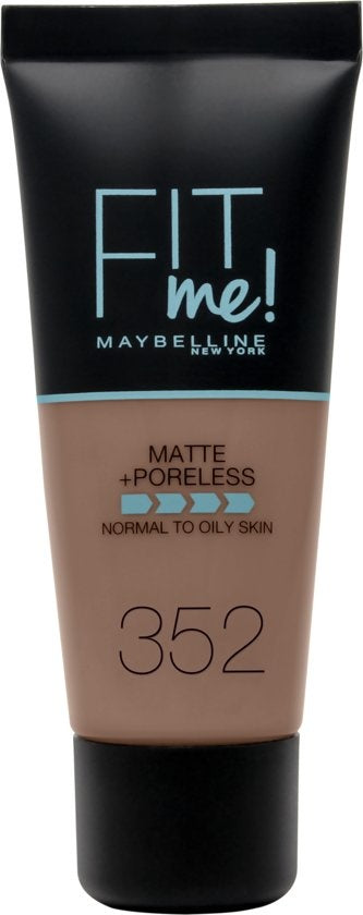 Maybelline Fit Me Matte & Poreless Foundation - 352 Truffle - 30 ml