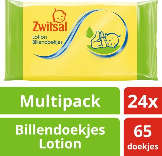 Zwitsal Lotion Billendoekjes - 24 x 65 stuks