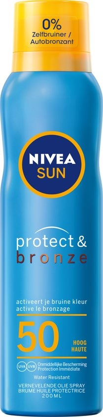 SUN Sunscreen - Protect &amp; Bronze Sun Spray - SPF 50 - 200 ml