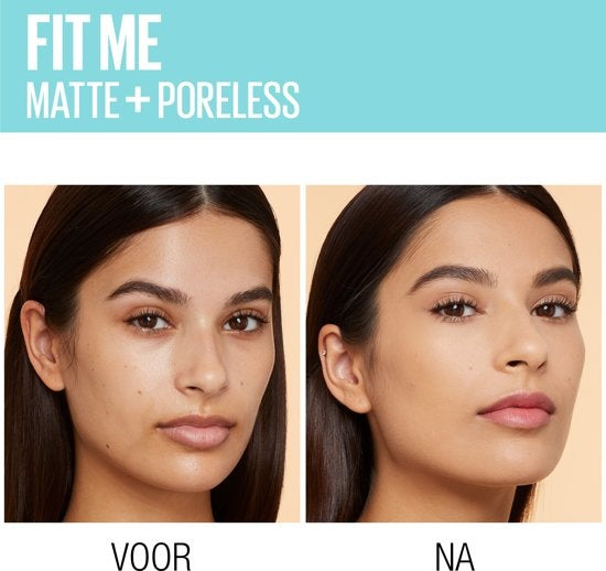 Maybelline Fit Me Matte & Poreless Foundation - 124 Soft Sand - 30 ml