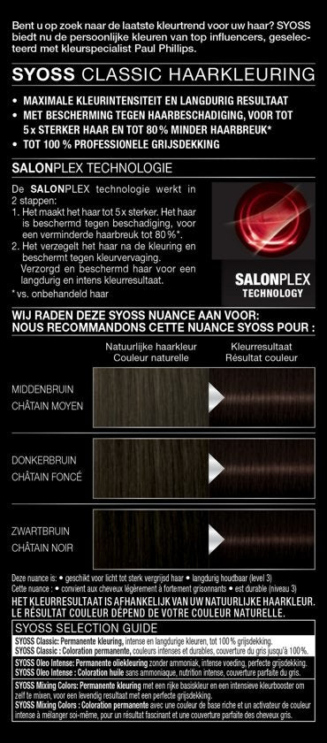 SYOSS Color Trending Now 3-86 Onyx Chestnut 50 ml Haarfärbemittel – 1 Stück