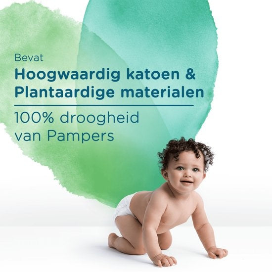 Pampers Pure Protection Windeln – Größe 1 (2–5 kg) – 102 Stück – Monatsbox