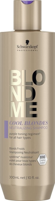 Schwarzkopf BlondMe Cool Blondes Neutralizing Shampoo - 300ml