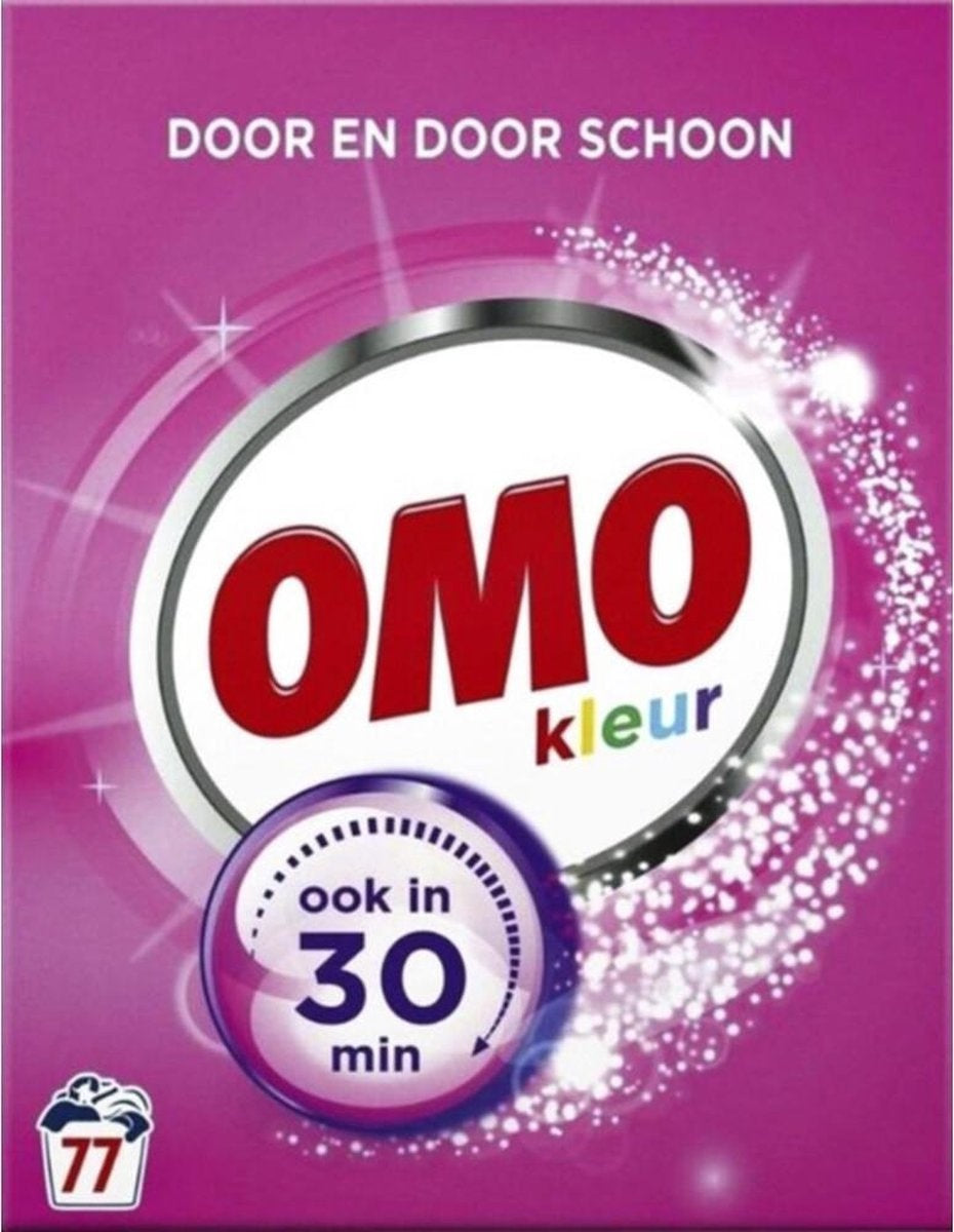 OMO Color Waschpulver – 77 Wäschen – 4,389 kg – Waschmittel – Verpackung beschädigt