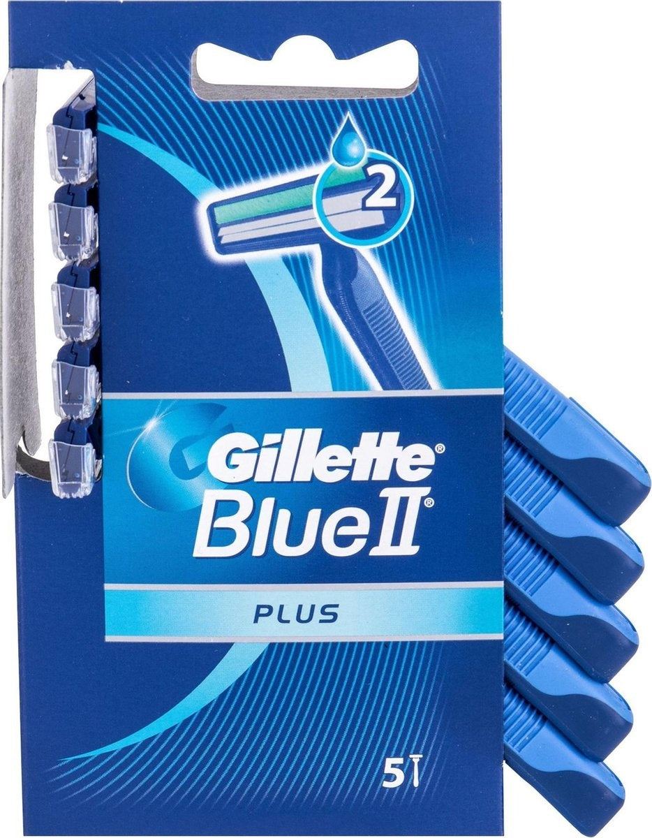 Gillette - BLUE II plus Razor 5pcs.