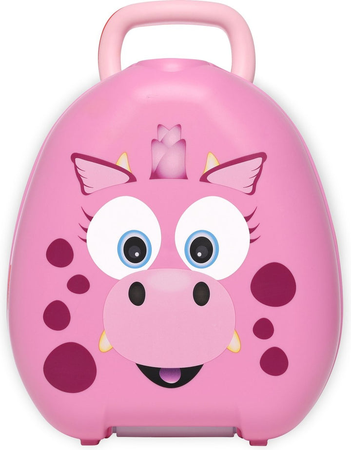 Jippie's My Carry Potty - Pink Dragon - slightly damaged