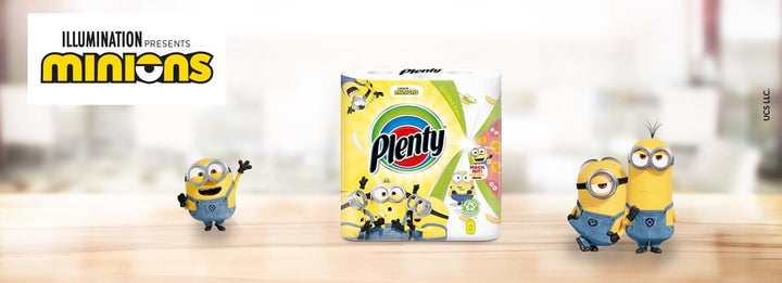 Plenty Minions Küchenpapier – limitierte Auflage, 2 Rollen