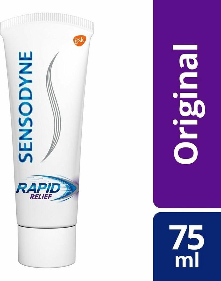 Sensodyne Zahnpasta Rapid Relief 75 ml – Verpackung beschädigt