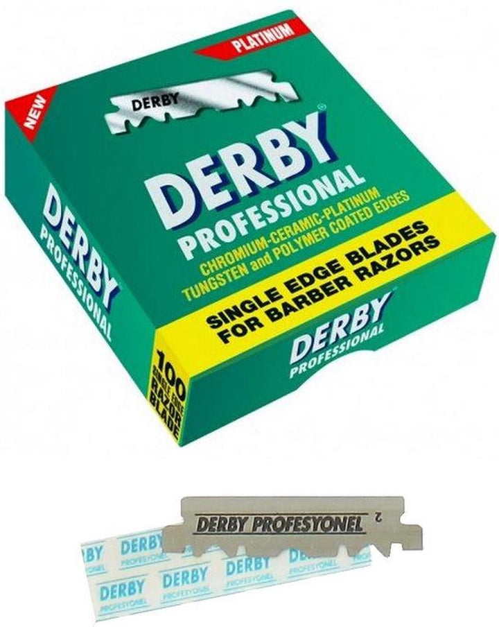 Derby Professional Single Blades 100 pcs