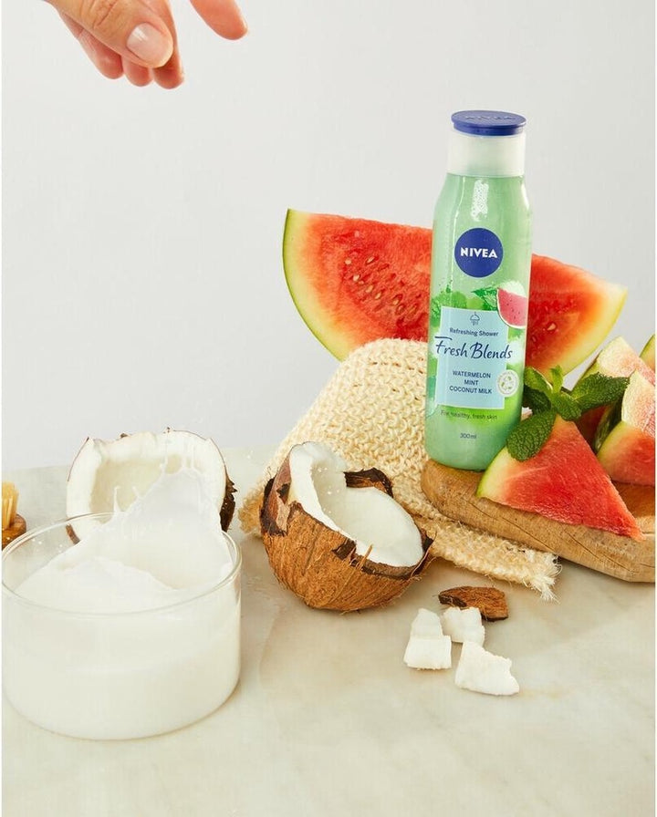 Nivea Fresh Blends Watermelon Mint Coconut milk douchegel - 300ml