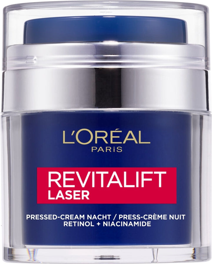 L'Oréal Paris Revitalift Laser Pressed Night Cream - Retinol and Niacinamide - 50 ml