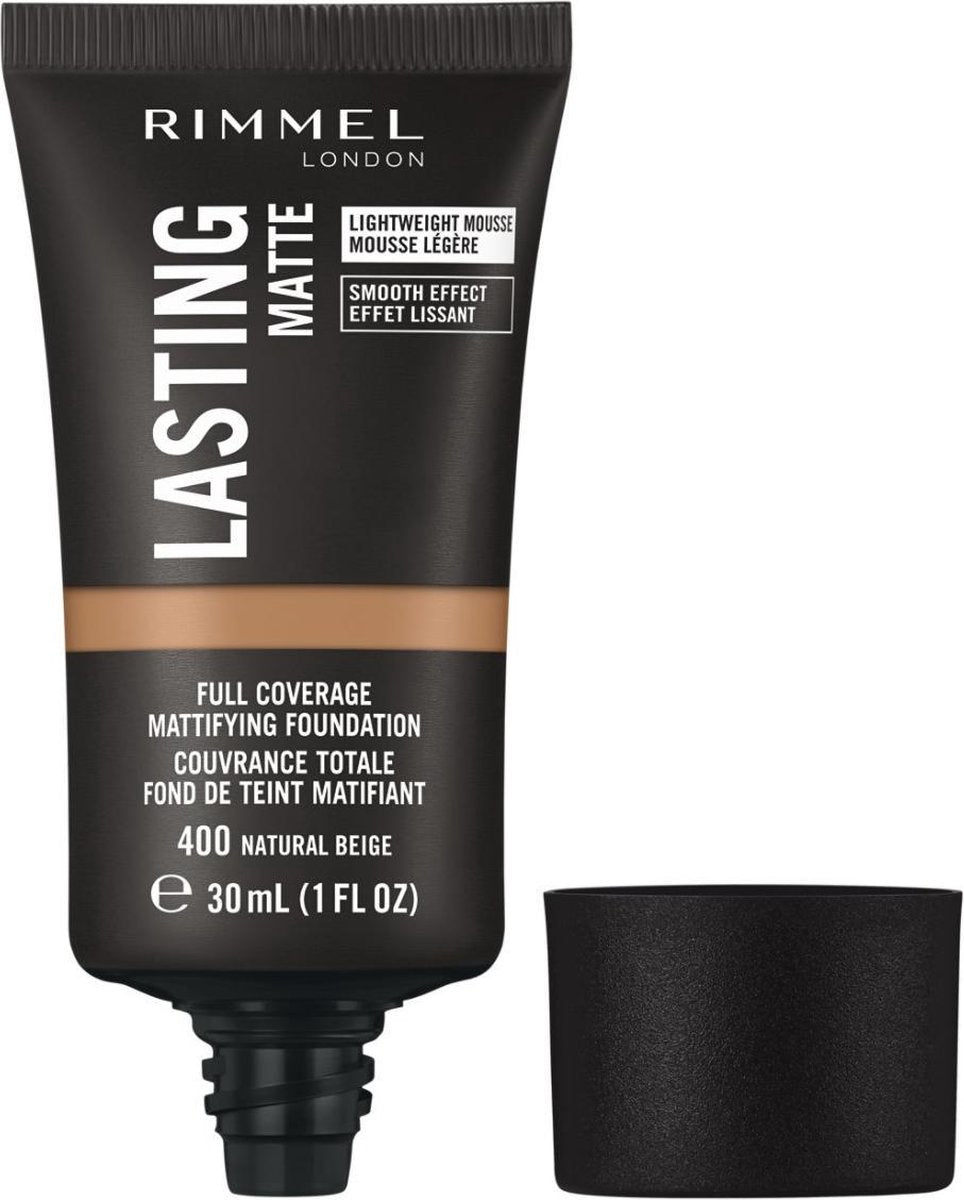 Rimmel London Lasting Matte Foundation - 400 Natural Beige