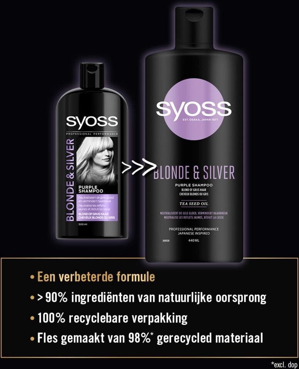 SYOSS Blond- und Silbershampoo 440 ml