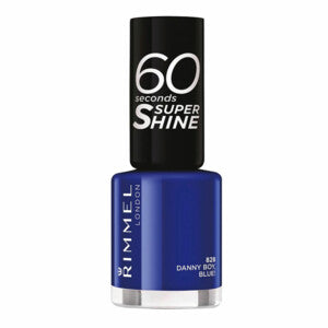 Rimmel 60 Seconds Super Shine Nail Polish - 828 Danny Boy Blue
