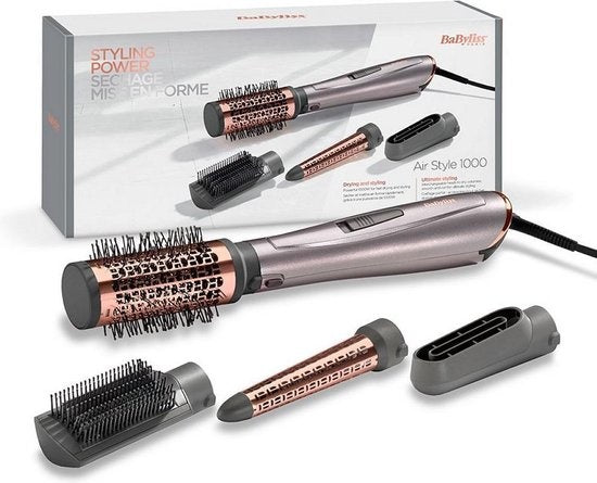 BaByliss AS136E Air Style 1000 Haartrocknerbürste Schwarz/Kupfer/Palladium