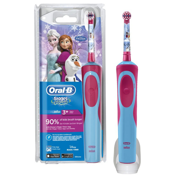 Oral-B Stages Power Kids Frozen - Elektrische Tandenborstel - 1 Handvat en 1 Opzetborstel