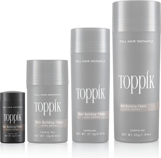 Toppik Hair Building Fibers Travel (3 Gramm) – Mittelbraun