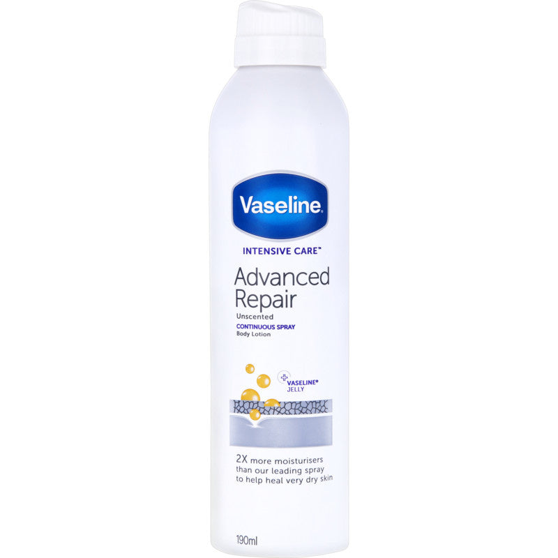 Vaseline Body Lotion Spray Advanced Repair 190 ml