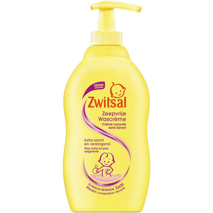 Zwitsal Soap-free Washing Cream 400 ml