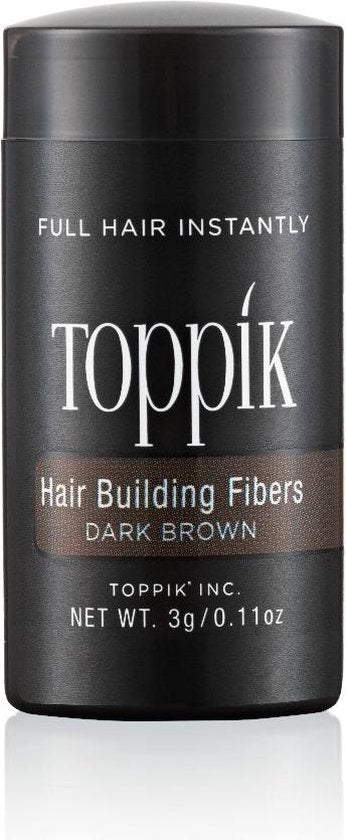 Toppik Hair Building Fibers Travel (3 Gramm) – Dunkelbraun