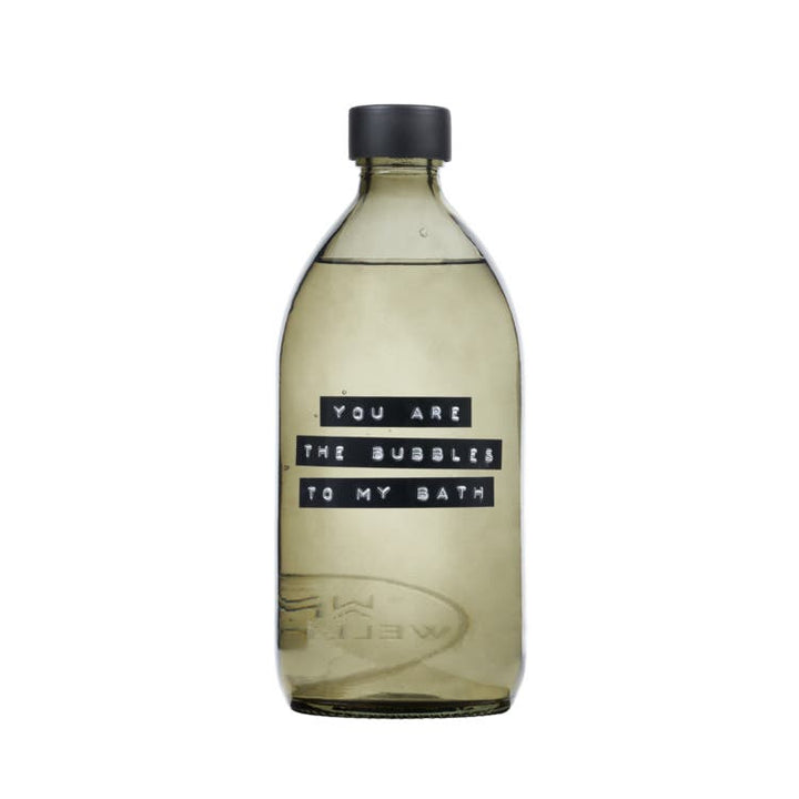 Wellmark Badzeep - Dark Amber - You are the bubbles to my bath - 500ml