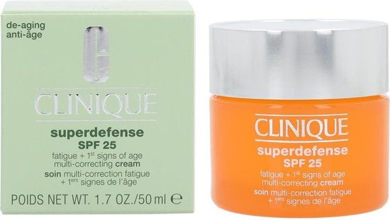 Clinique Superdefense SPF 25 Multi-Correcting Cream Dagcrème - 50 ml - Verpakking beschadigd