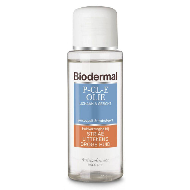 Biodermal P-CL-E Oil - 75ml - Skin care for stretch marks, scars and dry skin