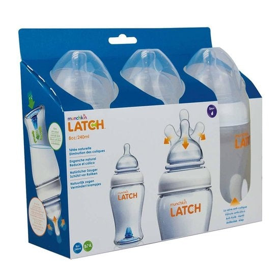 Munchkin Latch Babyfles - 240ml - 3 Stuks