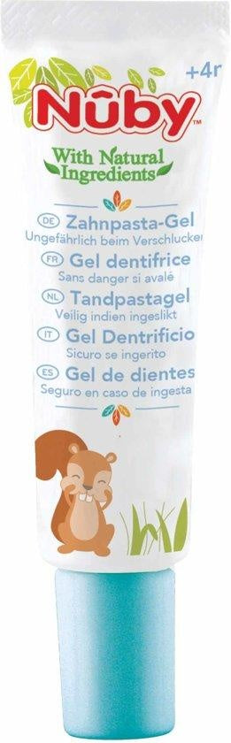 Nüby - Toothpaste gel for baby &amp; finger toothbrush - 20g - 4m+