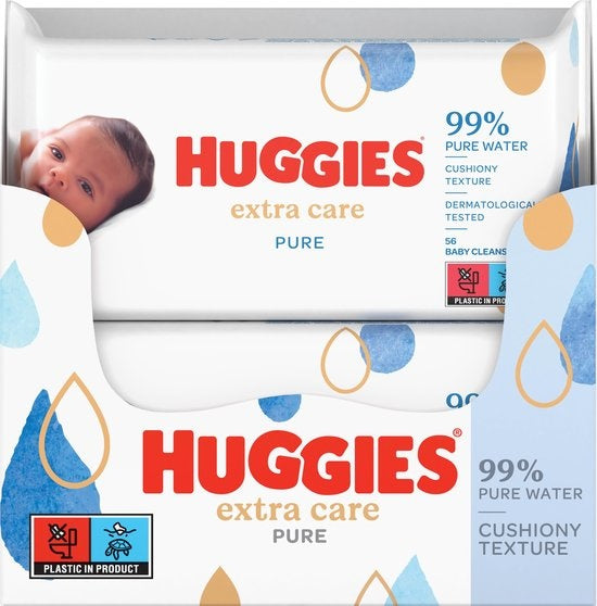 Huggies wipes - Pure Extra Care - 56 x 8 pieces - (448 wipes)