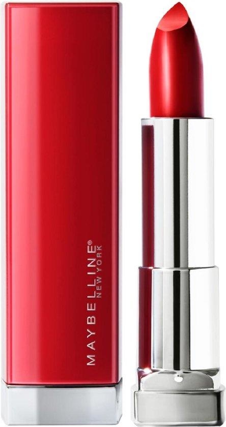 Maybelline Color Sensational Made For All Lippenstift – 385 Ruby For Me – Rot – Glänzend