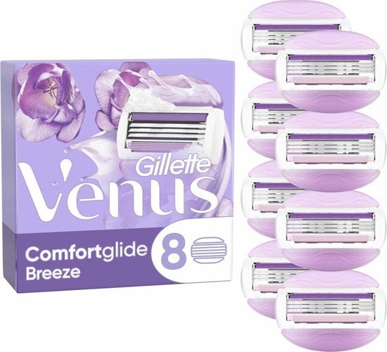 Gillette Venus Comfortglide Breeze Rasierklingen für Damen – 8 Nachfüllklingen