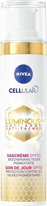 NIVEA Cellular Luminous Day Cream Anti-Pigment SPF50 - Protection against Pigmentation &amp; Photo-aging - 40ml - Packaging damaged