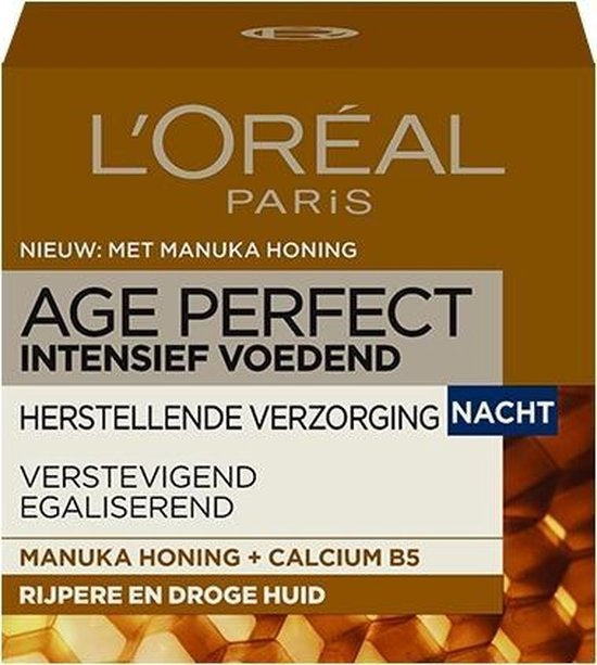 L'Oréal Paris Age Perfect Nachtcreme – 50 ml – Manuka-Honig