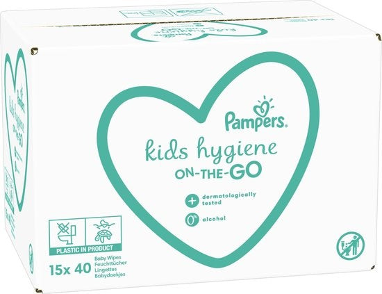 Pampers Kids Hygiene-Babytücher für unterwegs – 600 Stück