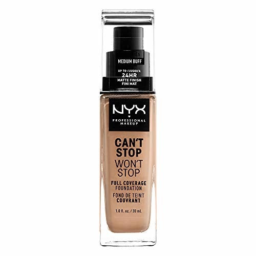 NYX Professional Makeup Can't Stop Won't Stop Full Coverage Foundation - CSWSF10.5 Neutral Buff - Foundation - 30 ml