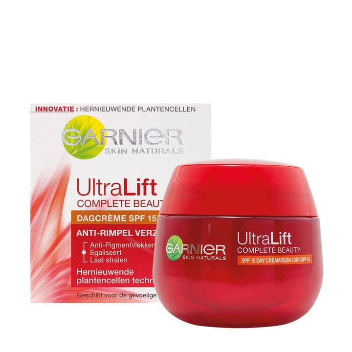 Garnier Skin Naturals UltraLift SPF 15 Tagescreme – 50 ml Anti-Falten – Verpackung beschädigt