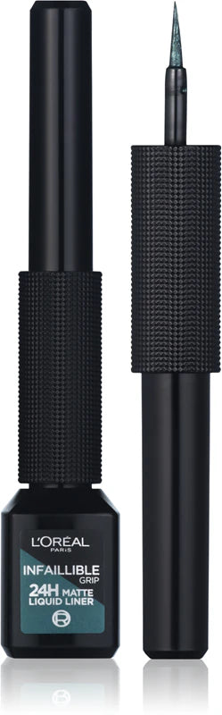 L'Oréal Paris Matte Signature Eyeliner von Superliner ‚Matte Liquid Eyeliner ‚Waterproof – 04 Emeraude ‚Grün