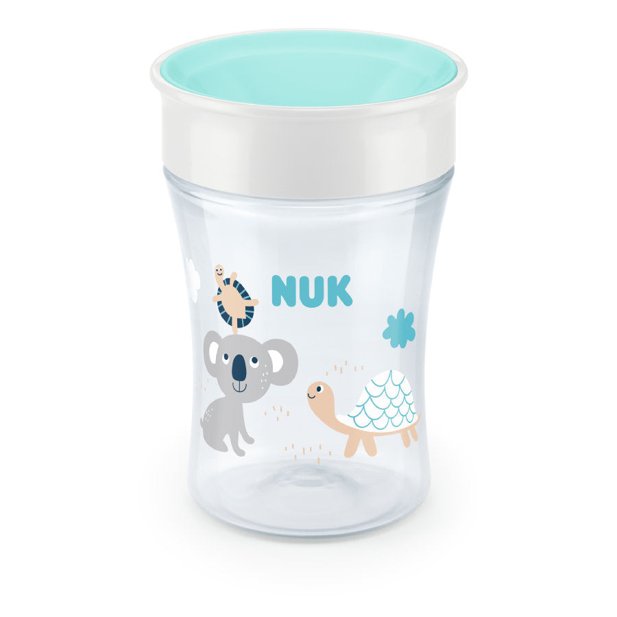 NUK Evolution Magic Cup 8mth+, grey/turquoise Koala