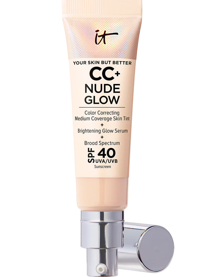 IT Cosmetics Your Skin But Better CC+ Nude Glow SPF40 Foundation – Hell – Beschädigte Verpackung