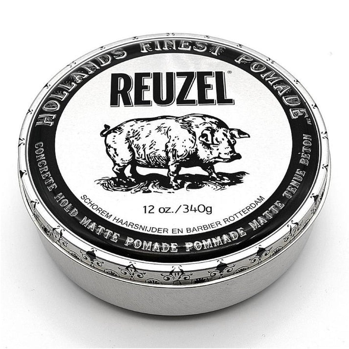 Reuzel - Concrete Hold Matte Pomade - 340 gram - beschadigde verpakking / 3 deukjes onderaan het blik