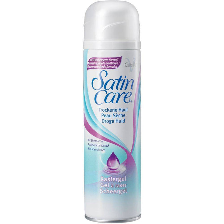 Gillette Venus Satin Care Rasiergel für trockene Haut, 200 ml