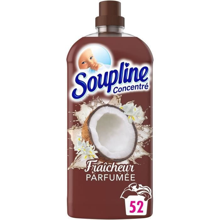 Soupline Fabric Softener White Flowers &amp; Coconut - 56 washes